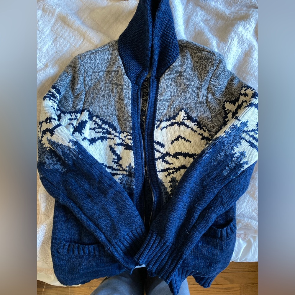 american eagle winter cardigan